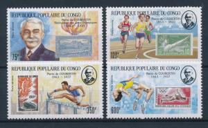 [55366] Congo Brazzaville 1987 Olympic games Athletics Stamps on stamps MNH