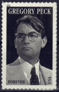 USA Sc. 4526 (44c) Gregory Peck 2011 MNH