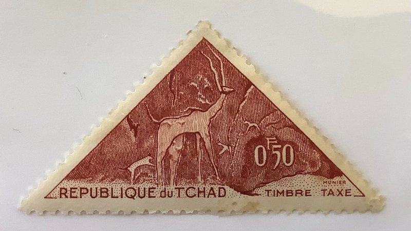 Chad 1962 Scott J24 used - 0.50 fr, Antilopes