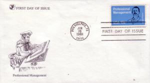 US FDC Sc.# 1920 Professional Management L892