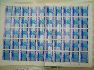 ROTARY INTERNATIONAL  1980 Dominican Republic full sheet x2v x50 sets MNH 