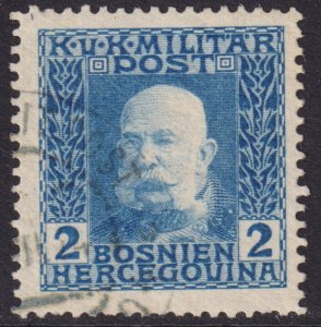 Bosnia & Herzegovina - 1912 - Scott #66 - used - Franz Josef