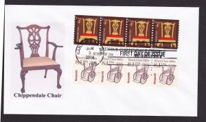 FDC PNC 4c Chair P1111 US 3761a Comb w/ Box Label & PNC 8.4c Chair 1 US 2256