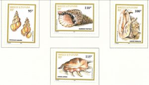 WALLIS & FUTUNA Sc C207-10 NH issue of 1999 - SEA LIFE - SHELLS