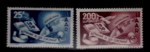 German Area - Saar Sc 226,C12 NH issue of 1950 - Europa