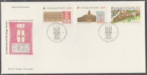 Singapore 1993 Architectural Heritage Series - Conservation Tanjong Pagar FDC