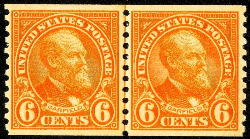 US Stamps # 723 MNH Superb Line Pair Fresh Scott Value $82.00