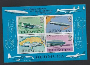 Bermuda souvenir sheet  mnh SC 321a