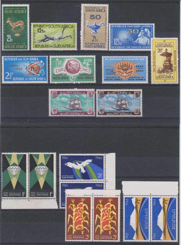 SOUTH AFRICA Sc 282-283, 301-302 & 304-313 MINT SCV$28+