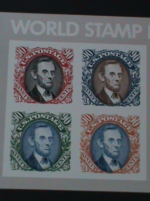 ​UNITED STATES-1989-SC#2433 WORLD STAMP EXPO'89.MNH- IMPERF S/S VERY FINE