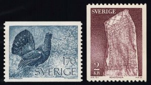 Sweden Scott 1119-1120 Mint never hinged.