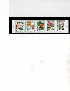 Flowering Trees 32c US Postage Strip of 5 #3193-97VF MNH