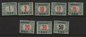 Yugoslavia Scott #2LJ2 -  2L9 M Hinge Marks
