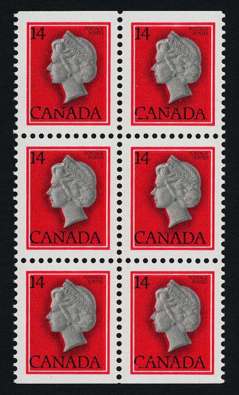 Canada 716a,as block of 6 MNH Queen Elizabeth