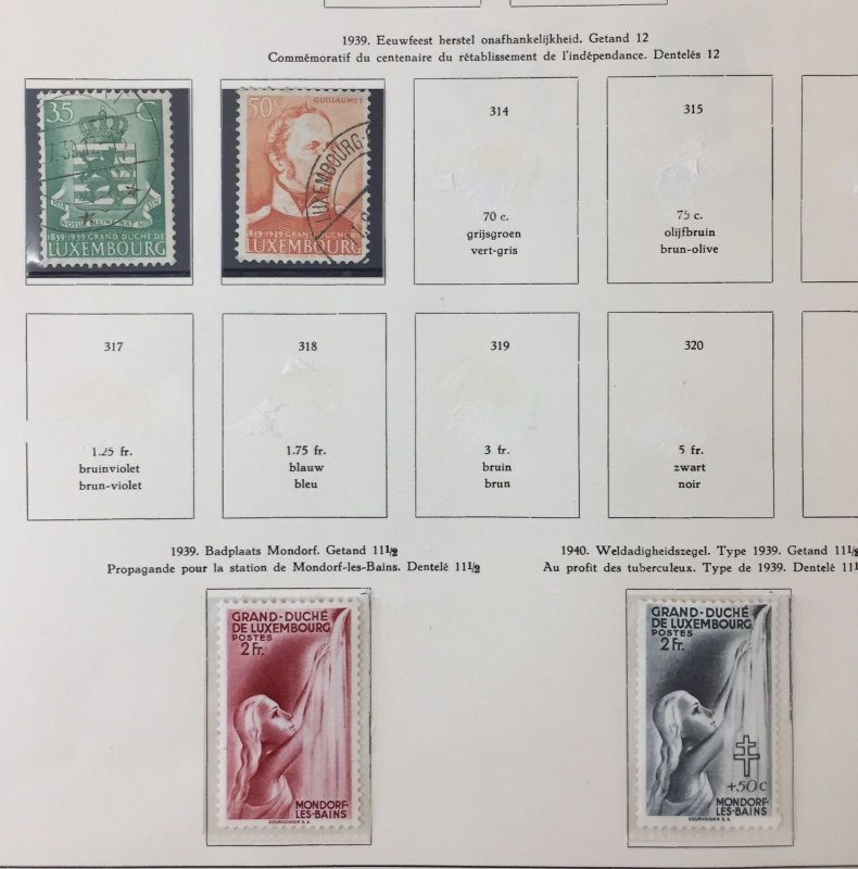 Luxembourg 1937/45 MH Used + 37 Sheet MNH (Apx 70+) AB2917