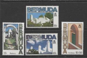 Bermuda - Scott 461-64 - Architecture Issue-1985 - MNH - Set of 4 Stamps