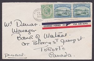 JAMAICA 1938 6½d rate airmail cover to Canada.............................A1428
