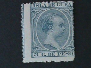 ​CUBA--SC#144 ERROR? KING ALFONSO-MISS PLACE PERF-:MNH VF-LAST ONE 134 YEARS