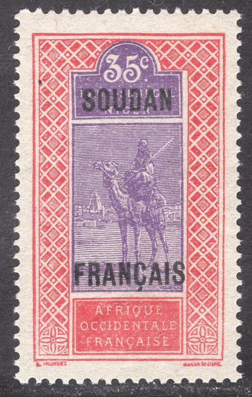 FRENCH SUDAN SCOTT 35