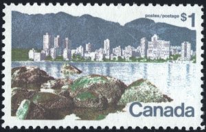 SC#600 $1.00 Vancouver (1972) MLH