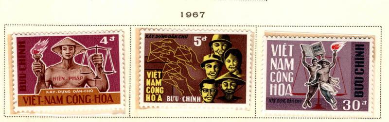 South Vietnam Scott 317-319 MNH** stamp set