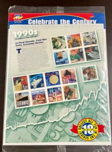 3182-3191 Celebrate The CENTURY Collection 10 Sheets of MINT stamps face 48.90 