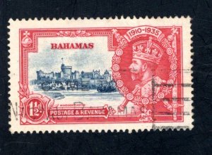 Bahamas #92, Silver Jubilee issue, Used, XF, CV $4.00   ...0420493