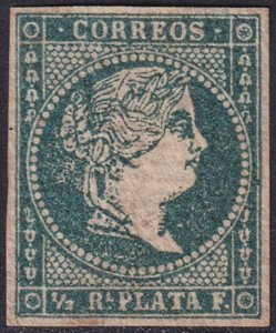 Cuba 1856 Sc 9 used light cancel