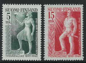 Finland Scott 283-284 MNH!