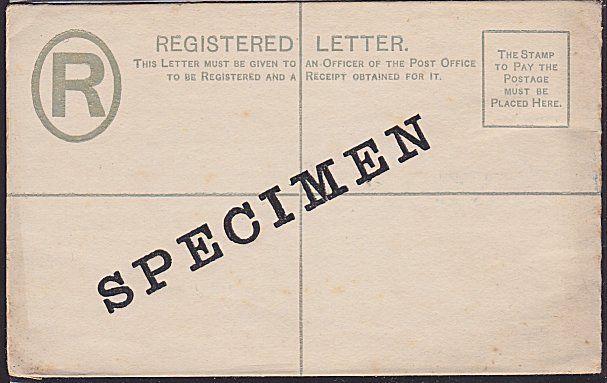 SOUTHERN NIGERIA QV 2d registered envelope optd SPECIMEN....................1462