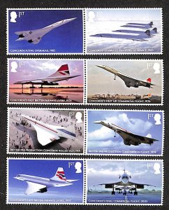 Great Britain 2026, Concorde 8v (4x [:]), MNH