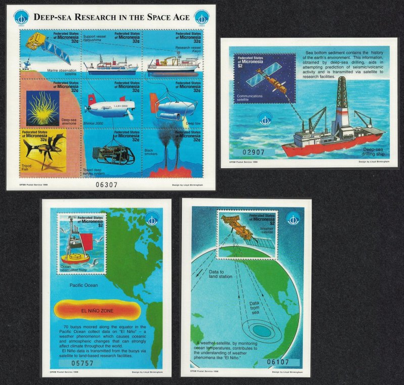 Micronesia International Year of the Ocean Deep Sea Research 9v+3 MSs