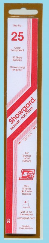 Mounts Showgard, 215/25mm (22ea. Clear) (00560C)