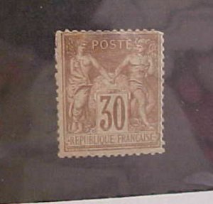 FRANCE STAMP #82  cat.$82.00  MINT NO GUM