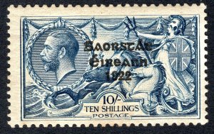 Ireland 1925 10 Shilling Stamp #79  MNH CV $425
