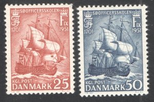 Denmark #327-8 Unused  VF,  CV 4.50  ...   1671546