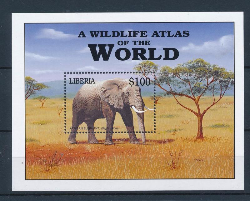 [38467] Liberia 2001 Wild Animals Mammals Elephant MNH Sheet