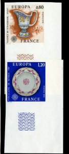 France, 1950-Present #1478-1479 (Ceres 1874-1875) Cat€100, 1976 Europa, imp...