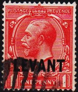 Great Britain(Levant). 1911 1d  S.G.L17 Fine Used