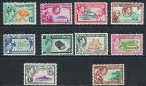 PITCAIRN IS 1940 SET, VF LH OG SG#1-8 (SEE BELOW)