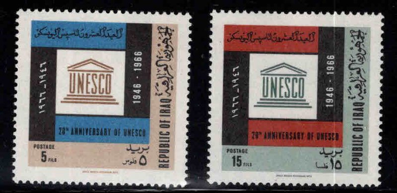 IRAQ Scott 421-422 MNH** Unesco stamp set