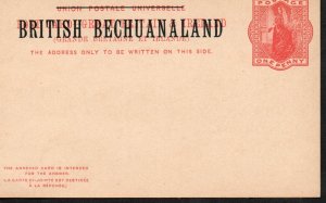 Bechuanaland Postal Card 9 Mint