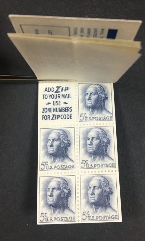 US # BK114 #1213c SLOGAN 2 TAGGED COMPLETE UNEXPLODED BOOKLET $240 LOT #C 9201