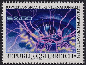 Austria - 1979 - Scott #1130 - MNH - International Diabetes Federation Congress