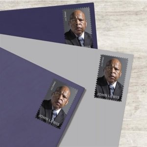 john lewis  forever stamps  6 sheets of 15PCS, total 90pcs