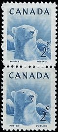 CANADA   #322 MNH PAIR (2)