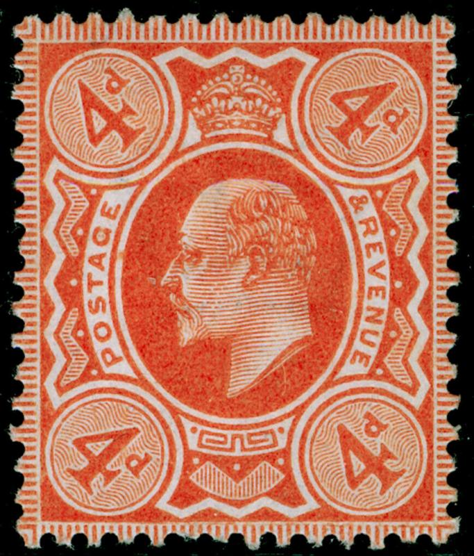 SG241 SPEC M25(3), 4d orange-red, NH MINT. Cat £45.