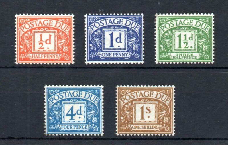 1951-54 POSTAGE DUES SET MOUNTED MINT (Cat £75 AS U/M)