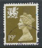 Great Britain Wales  SG W71 SC# WMMH58 Used  see details 1 right band 