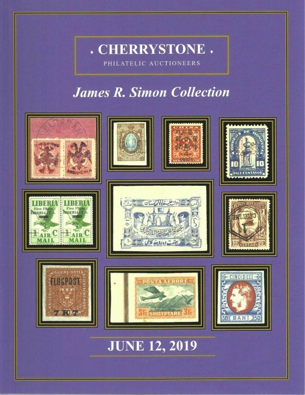 James Simon Collection of Rare Stamps of the World, Cherrystone, June 12, 2019